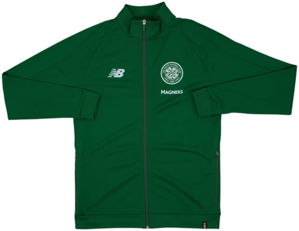 2018-19 Celtic New Balance Track Jacket - 10/10 - (M)