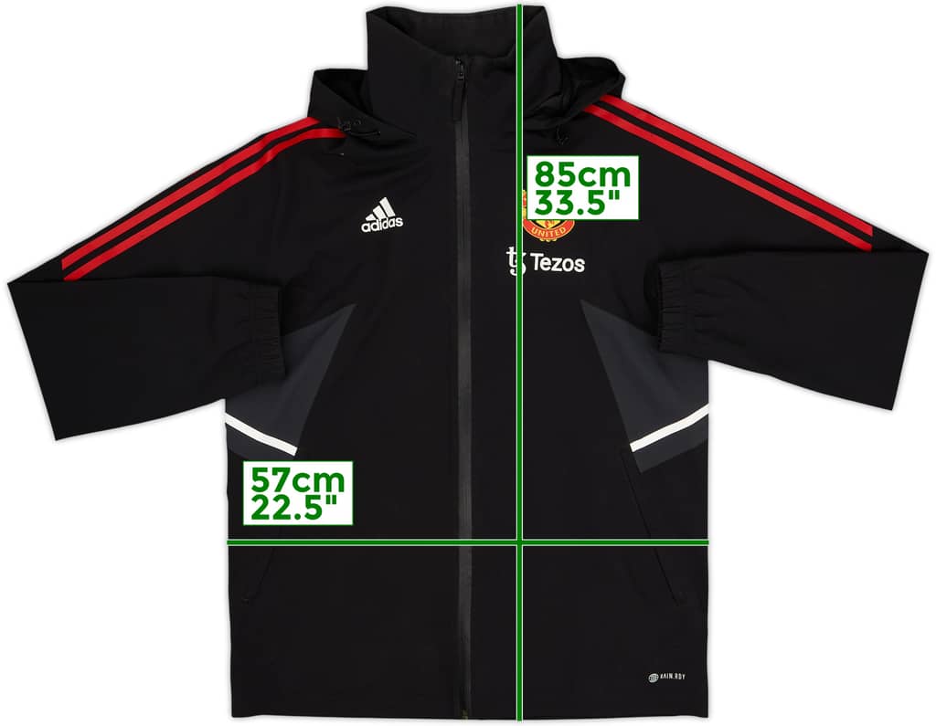 2022-23 Manchester United adidas Track Jacket - 7/10 - (M)