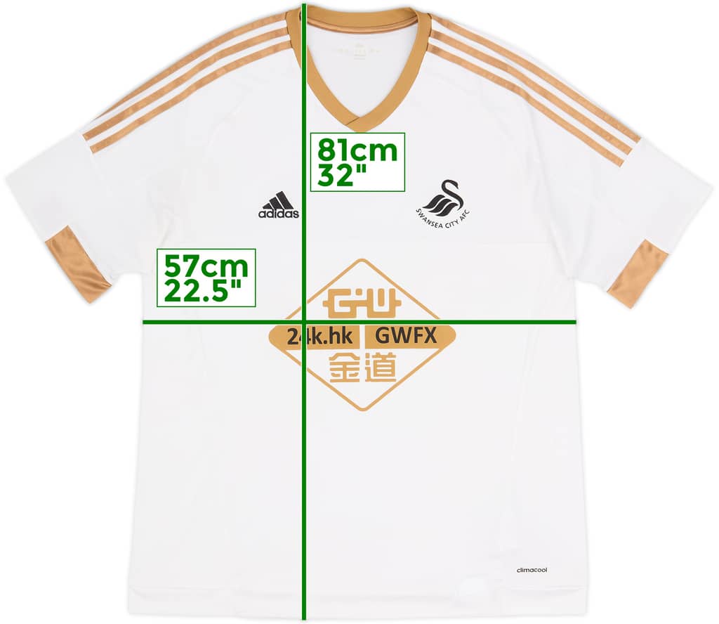 2015-16 Swansea Home Shirt - 8/10 - (XL)