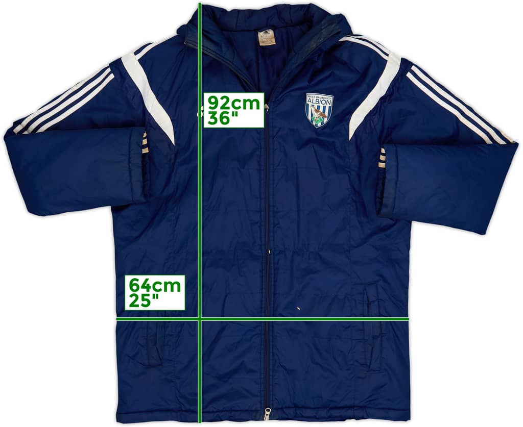 2014-15 West Brom adidas Padded Bench Coat - 5/10 - (L)