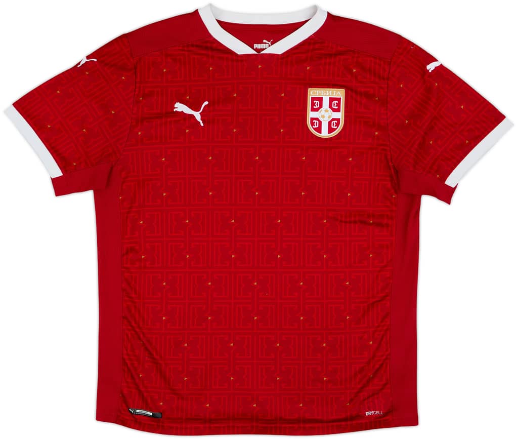 2020-21 Serbia Home Shirt - 8/10 - (L)