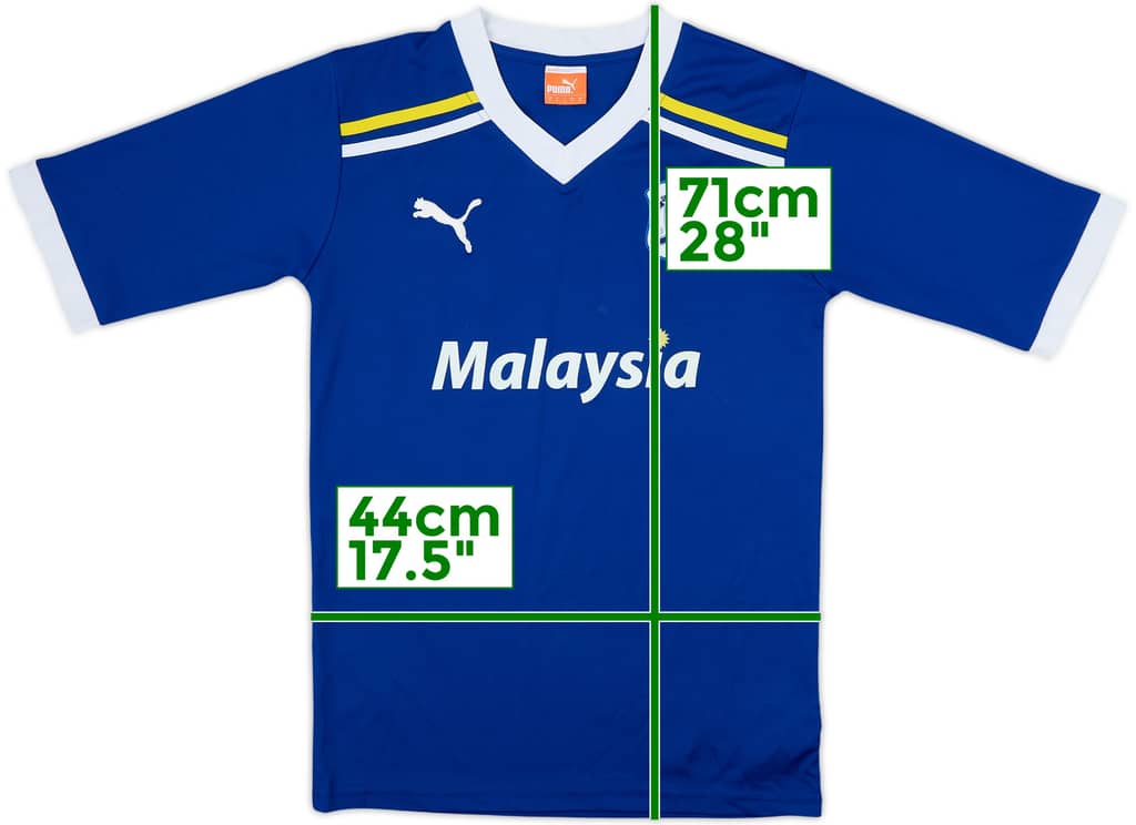 2011-12 Cardiff Home Shirt - 7/10 - (S)