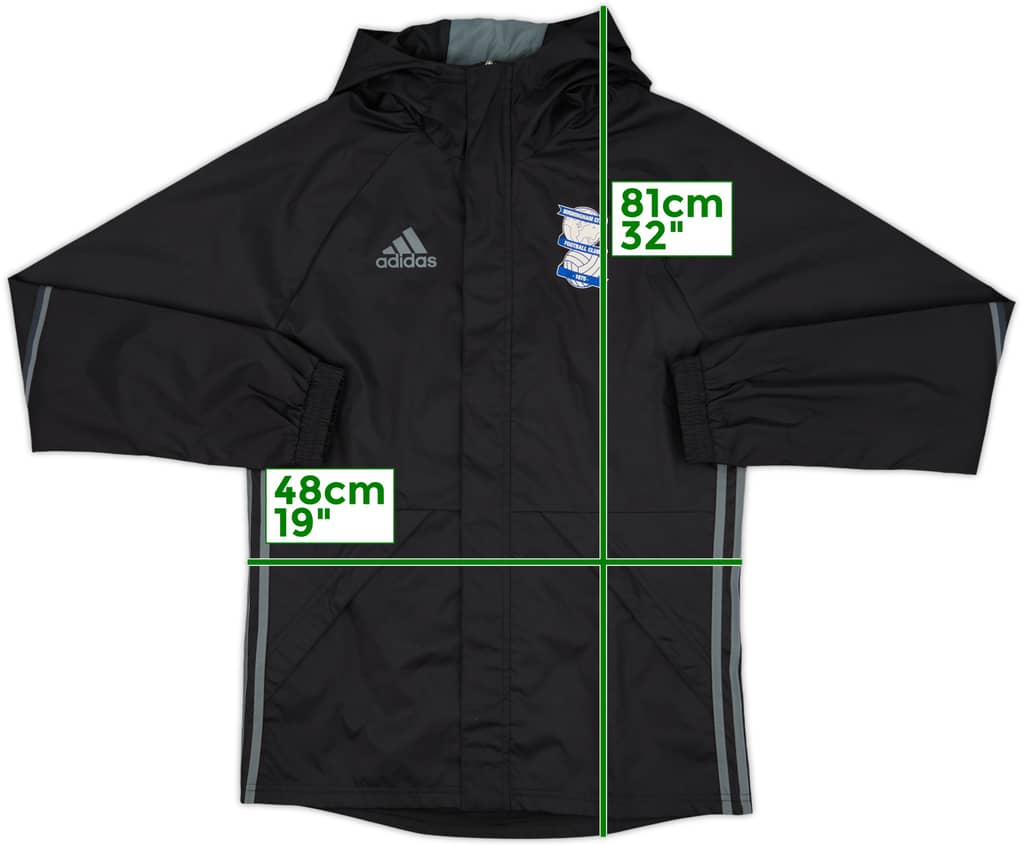 2016-17 Birmingham adidas Hooded Rain Jacket - 8/10 - (S)