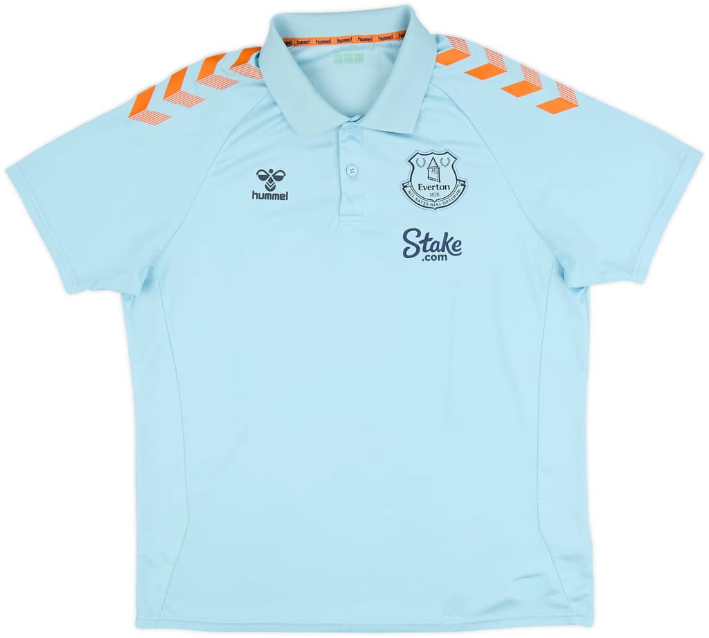 2020-21 Everton Hummel Polo Shirt - 7/10 - (XL)