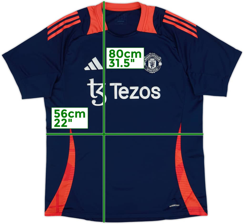 2024-25 Manchester United adidas Training Shirt - 8/10 - (XL)