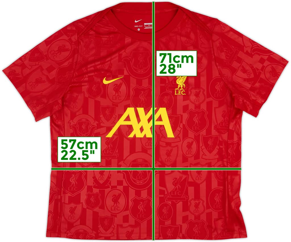 2024-25 Liverpool Nike Training Shirt - 9/10 - (XL)
