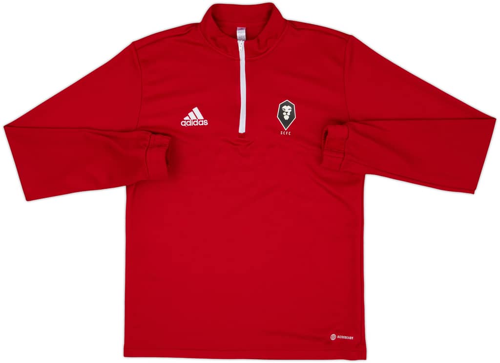 2022-23 Salford City adidas 1/4 Zip Training Top - 8/10 - (M)
