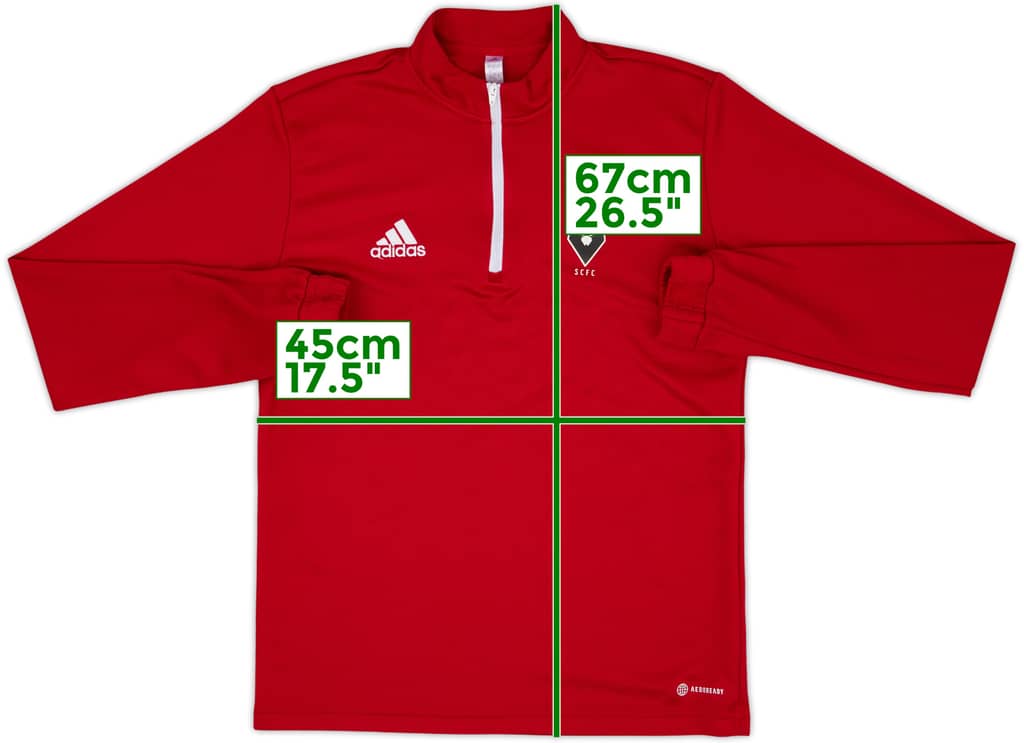 2022-23 Salford City adidas 1/4 Zip Training Top - 8/10 - (M)