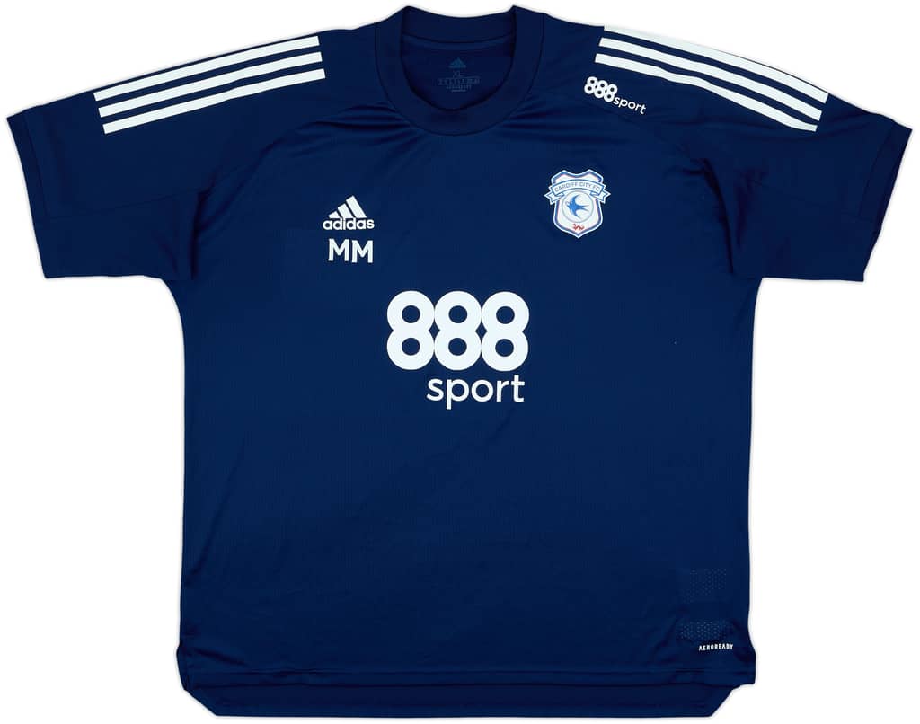 2020-21 Cardiff adidas Staff Issue Training Shirt MM (M. McCarthy) - 10/10 - (XL)