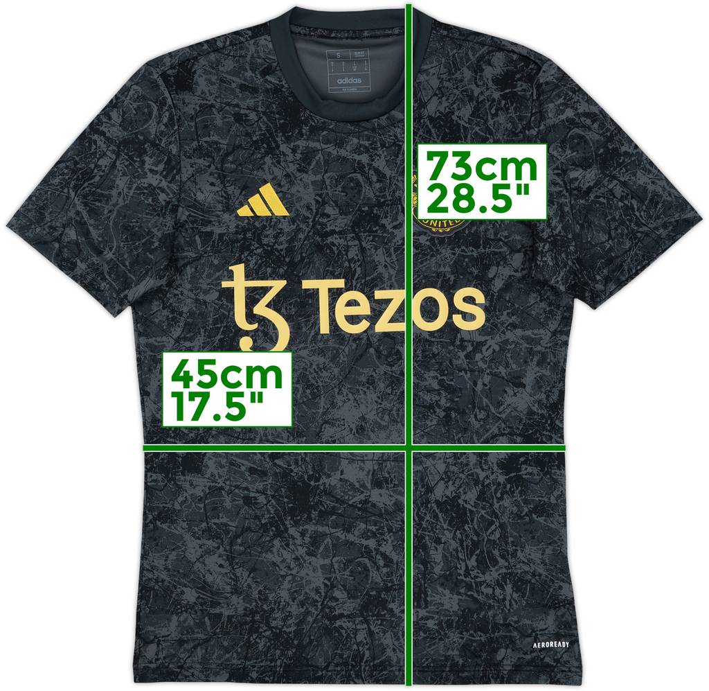 2023-24 Manchester United adidas Training Shirt - 10/10 - (S)