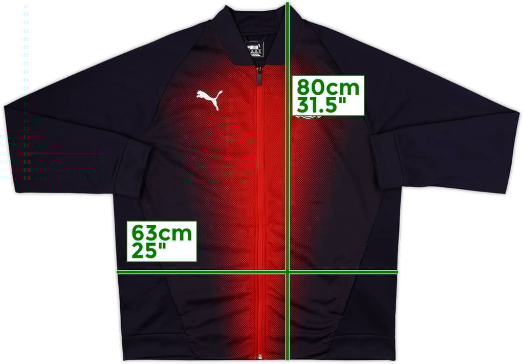 2018-19 Crystal Palace Puma Track Jacket - 8/10 - (XXL)