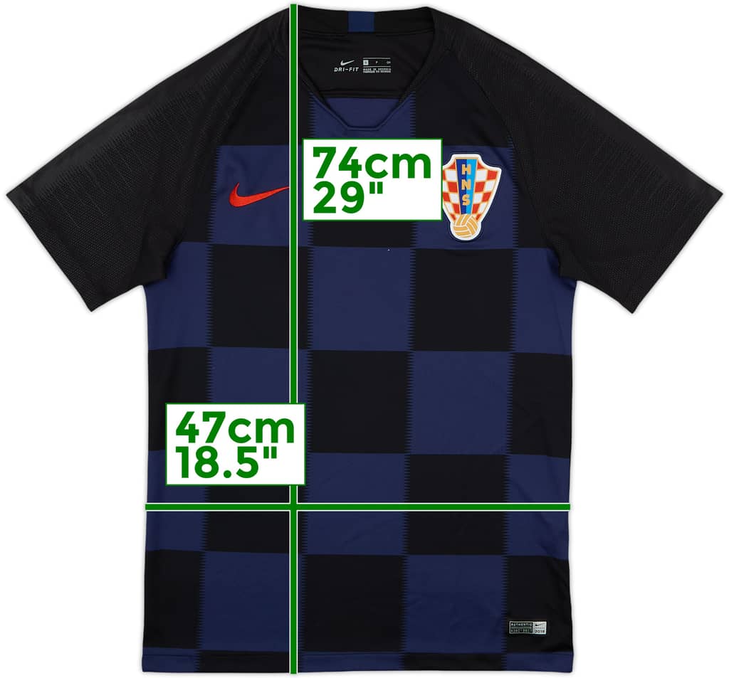 2018-19 Croatia Away Shirt - 9/10 - (S)