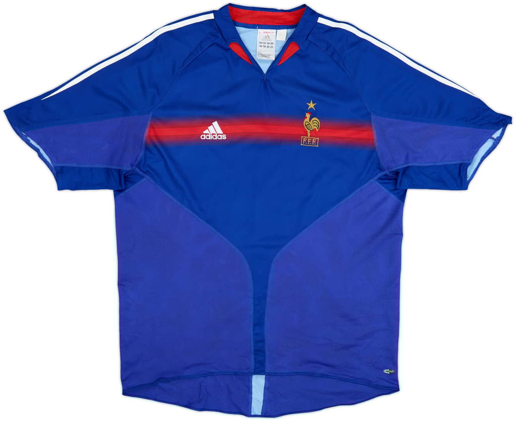 2004-06 France Home Shirt - 4/10 - (XL)