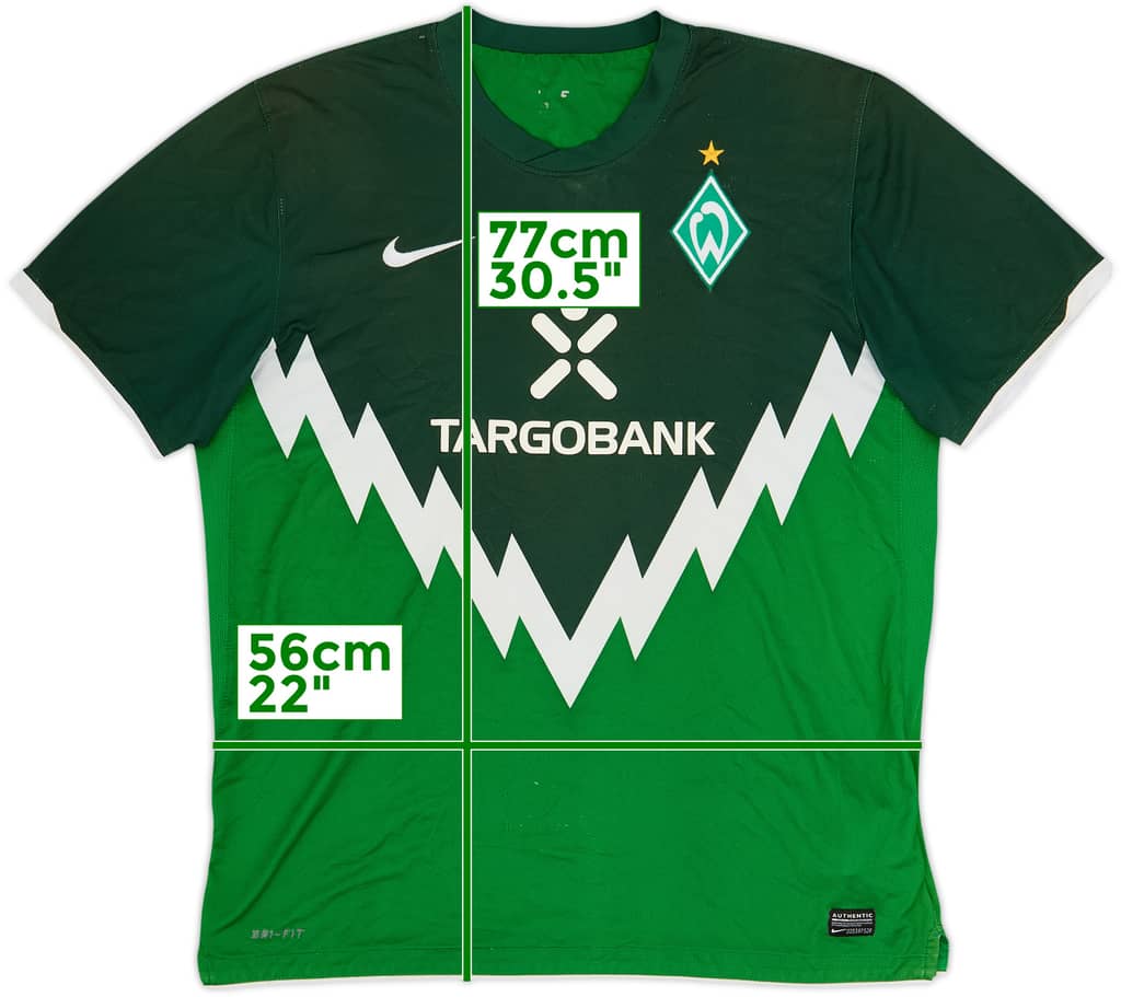 2010-11 Werder Bremen Home Shirt - 5/10 - (XL)