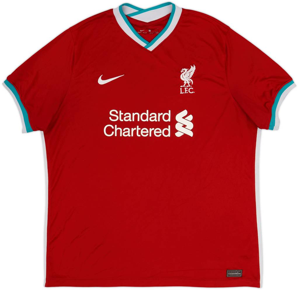 2020-21 Liverpool Home Shirt - 5/10 - (XXL)