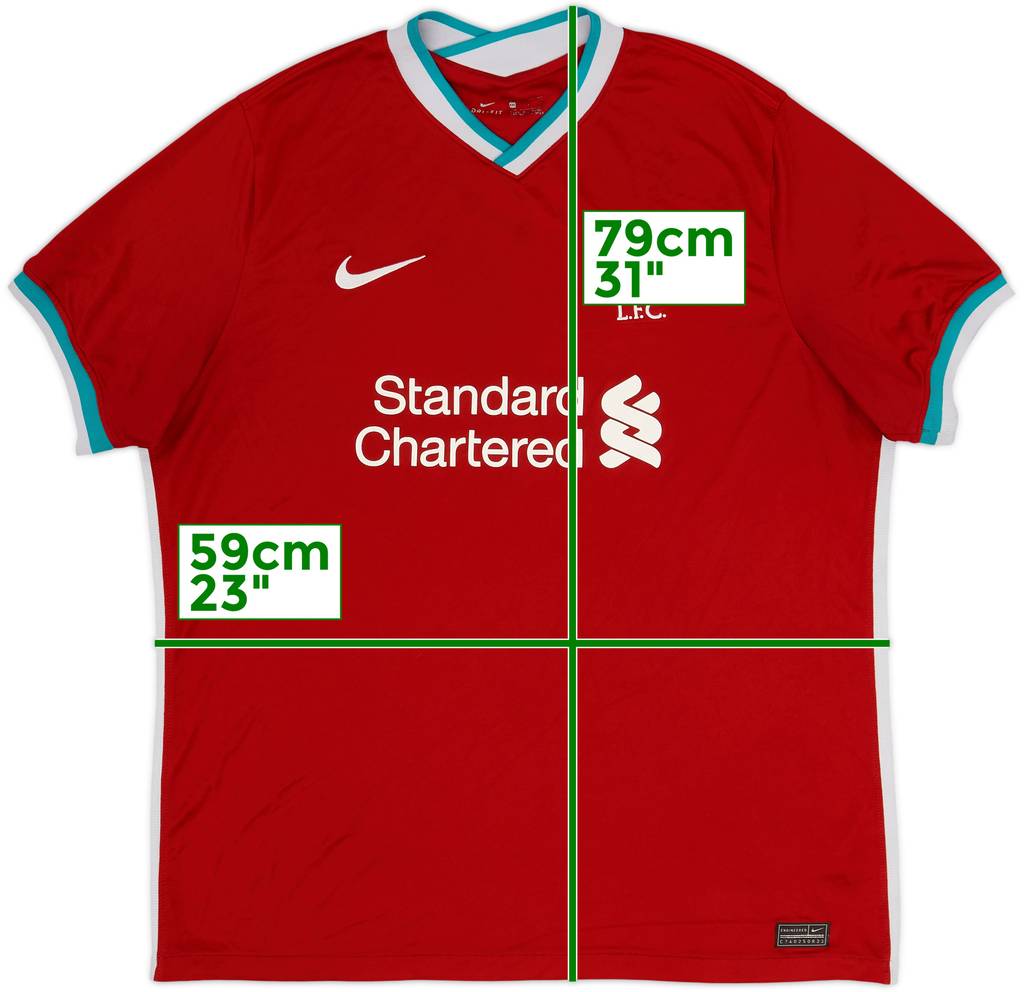 2020-21 Liverpool Home Shirt - 5/10 - (XXL)