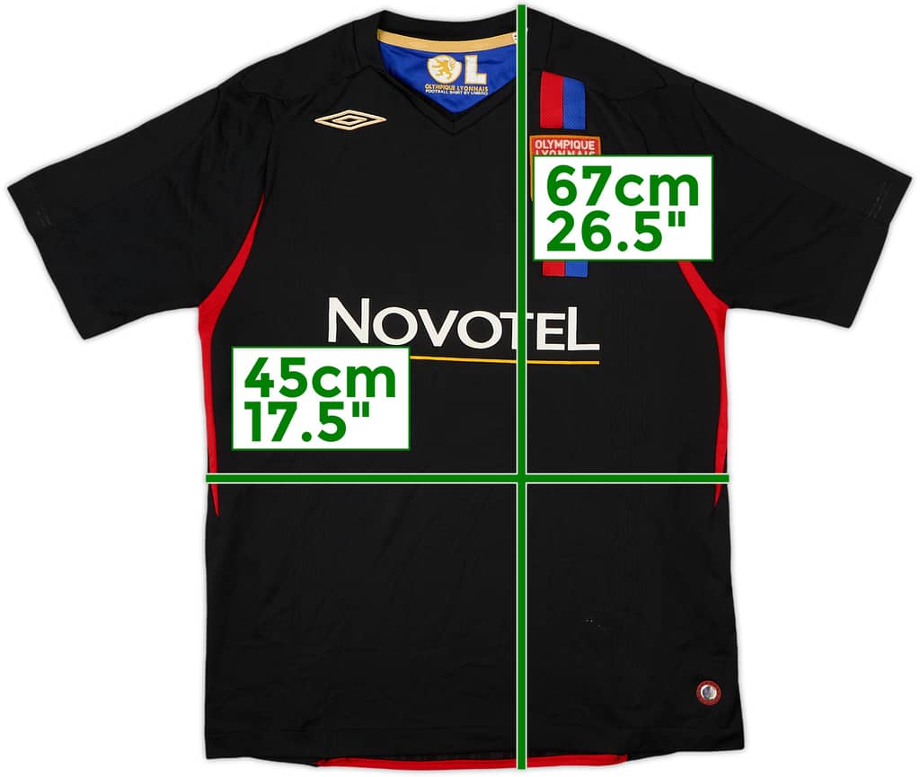 2007-08 Lyon Third Shirt - 6/10 - (XL.Boys)