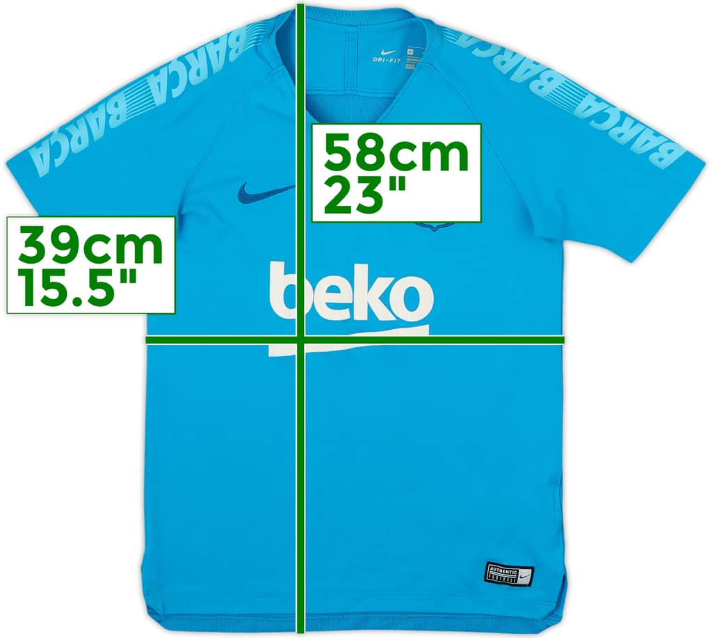 2019-20 Barcelona Nike Training Shirt - 8/10 - (M.Boys)