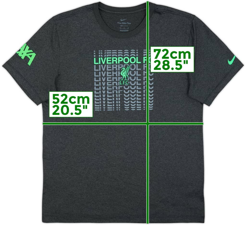 2023-24 Liverpool Nike Graphic Tee - 9/10 - (M)
