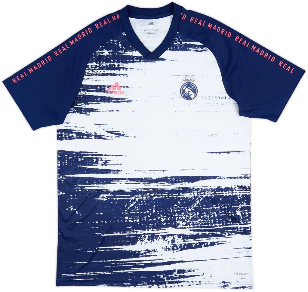 2020-21 Real Madrid adidas Training Shirt - 9/10 - (L)