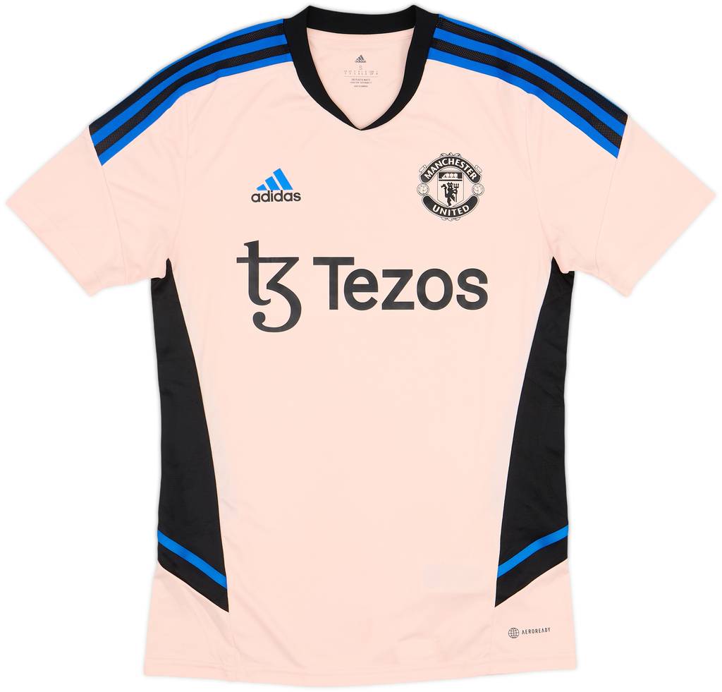 2022-23 Manchester United adidas Training Shirt - 9/10 - (S)