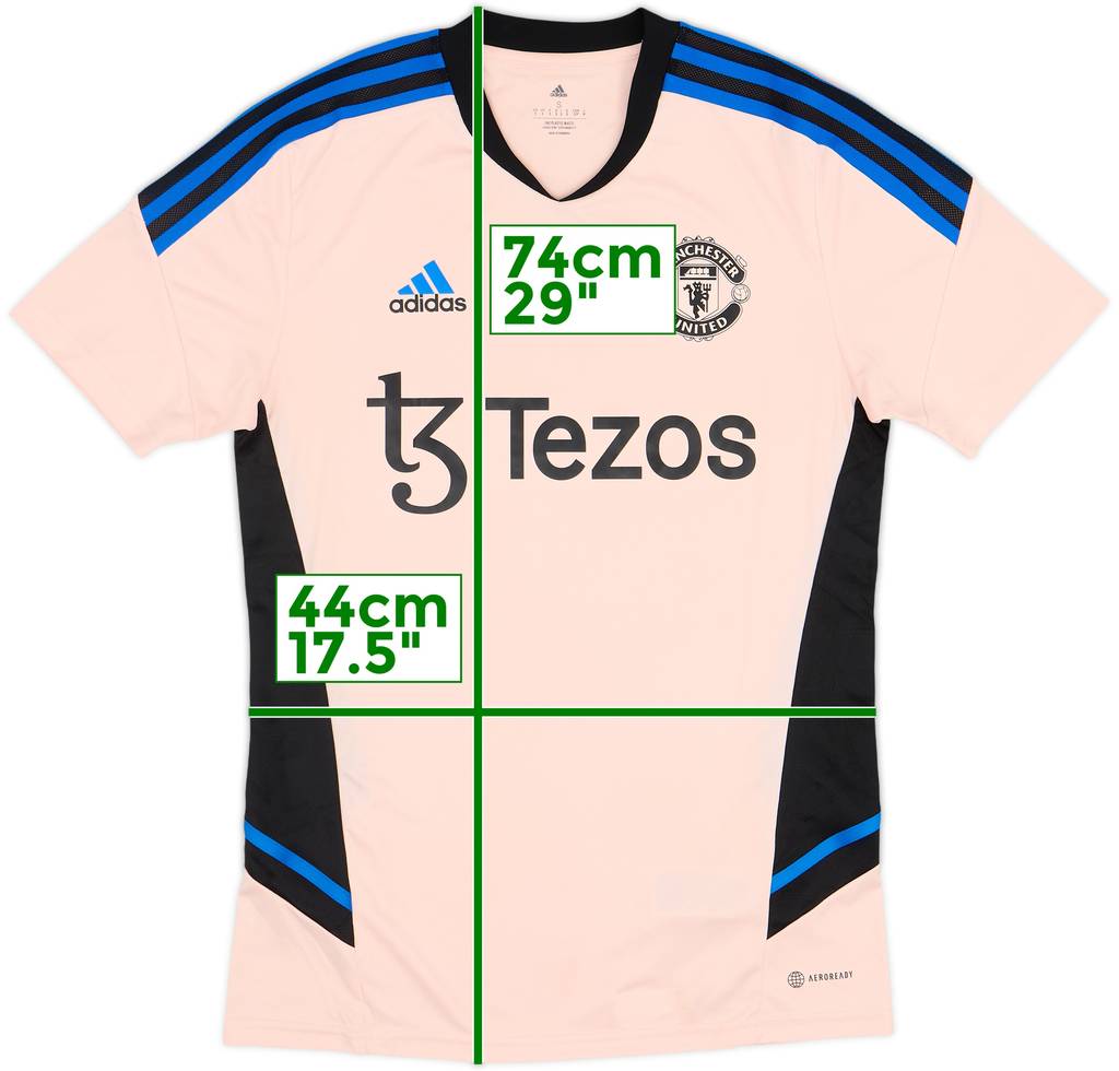 2022-23 Manchester United adidas Training Shirt - 9/10 - (S)