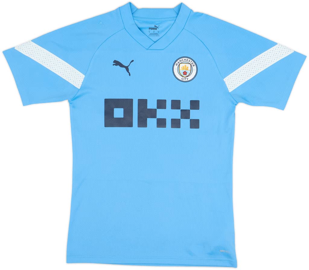 2021-22 Manchester City Puma Training Shirt - 8/10 - (S)