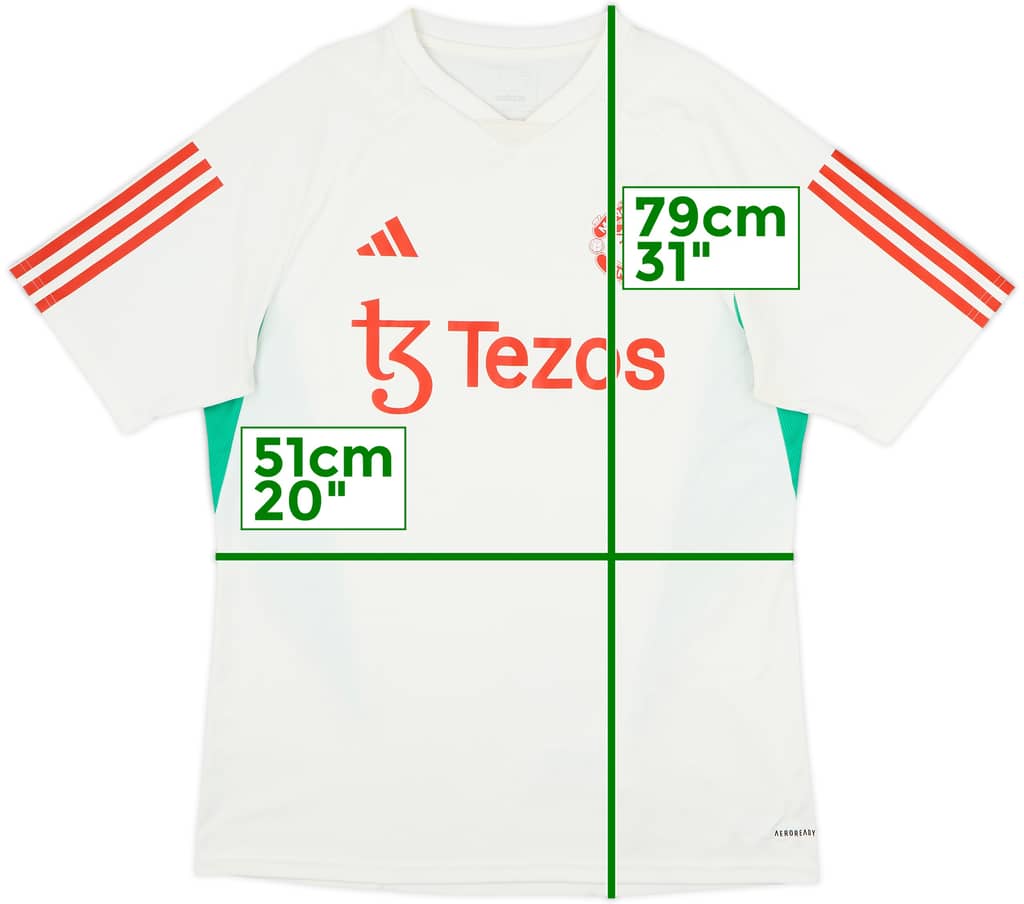 2023-24 Manchester United adidas Training Shirt - 8/10 - (L)