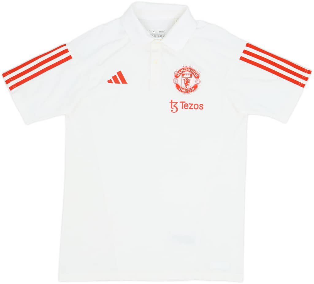 2023-24 Manchester United adidas Polo Shirt - 9/10 - (S)