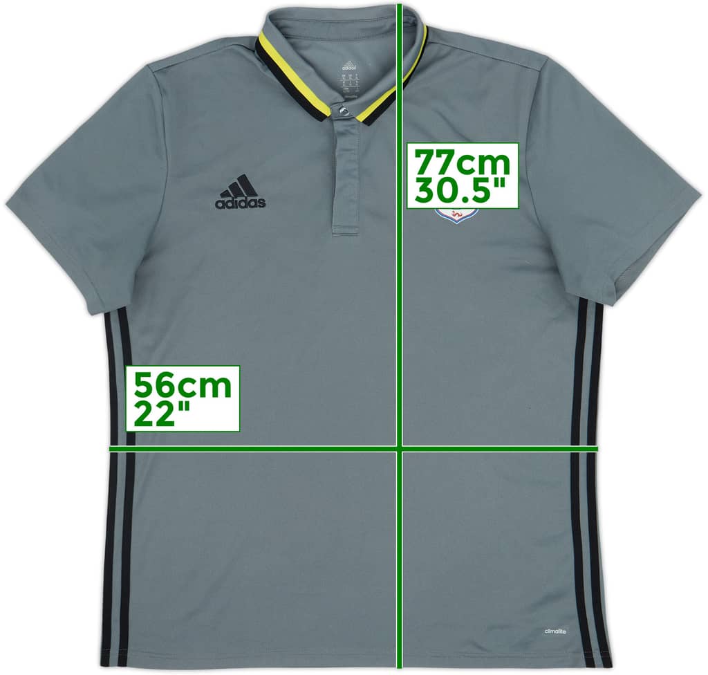 2016-17 Cardiff adidas Polo Shirt - 9/10 - (XL)