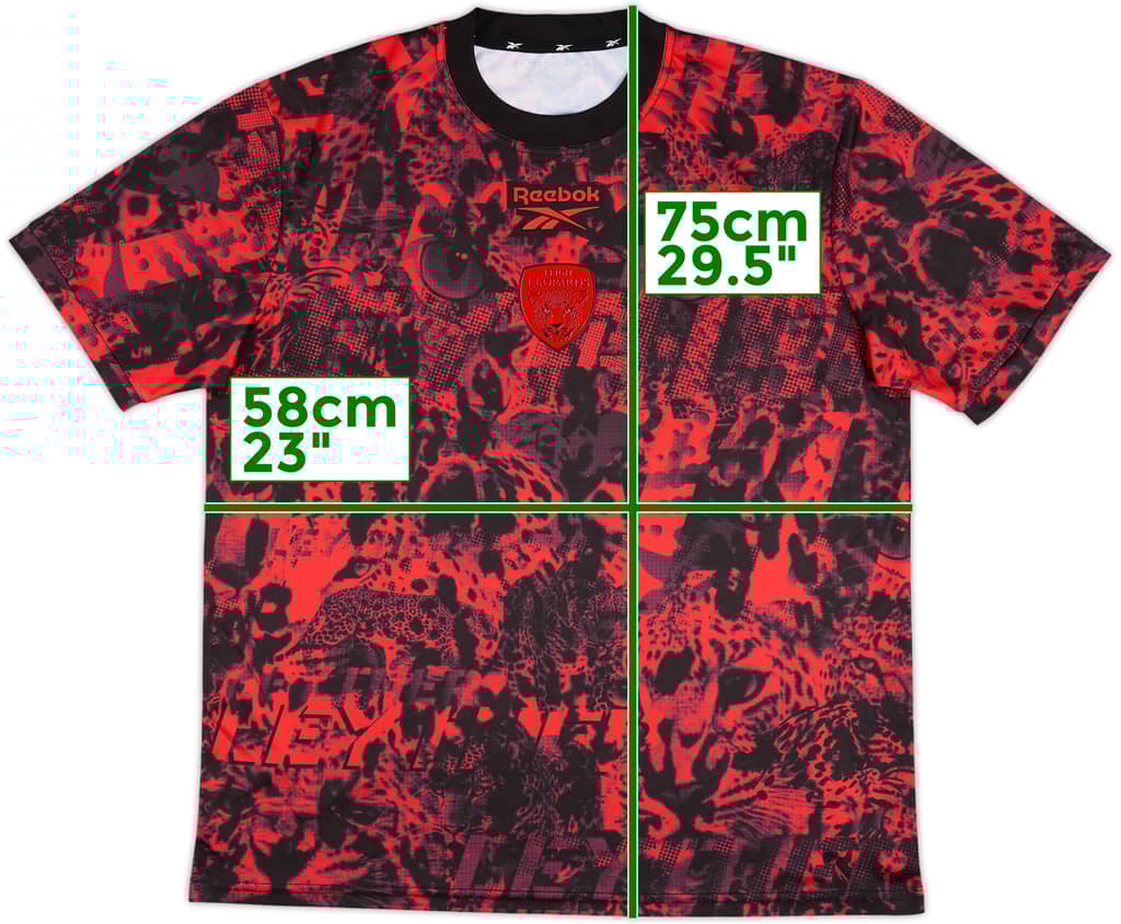 2025 Leigh Leopards Rugby Reebok Training Shirt - 10/10 - (XL)