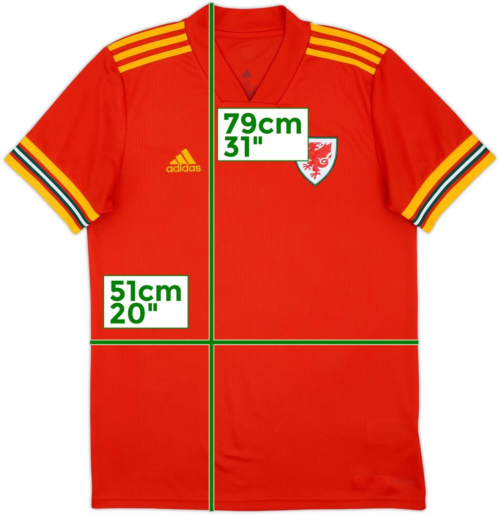 2020-21 Wales Home Shirt - 10/10 - (M)