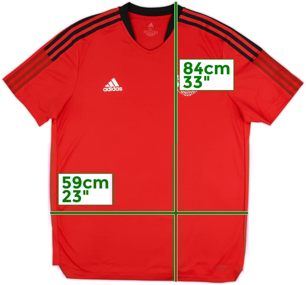 2021-22 Manchester United adidas Training Shirt - 10/10 - (XL)