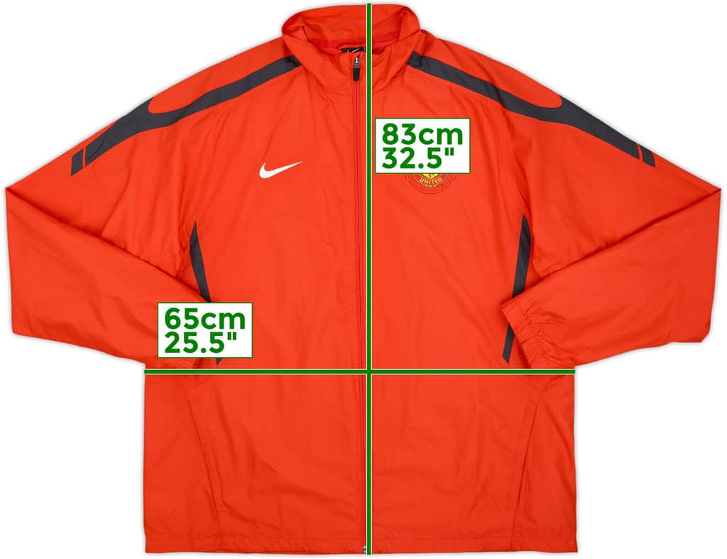 2010-11 Manchester United Nike Track Jacket - 9/10 - (XL)