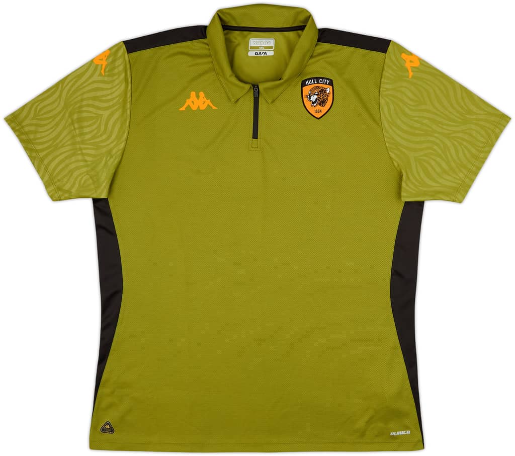 2024-25 Hull City Kappa 1/4 Zip Polo Shirt - 9/10 - (4XL)