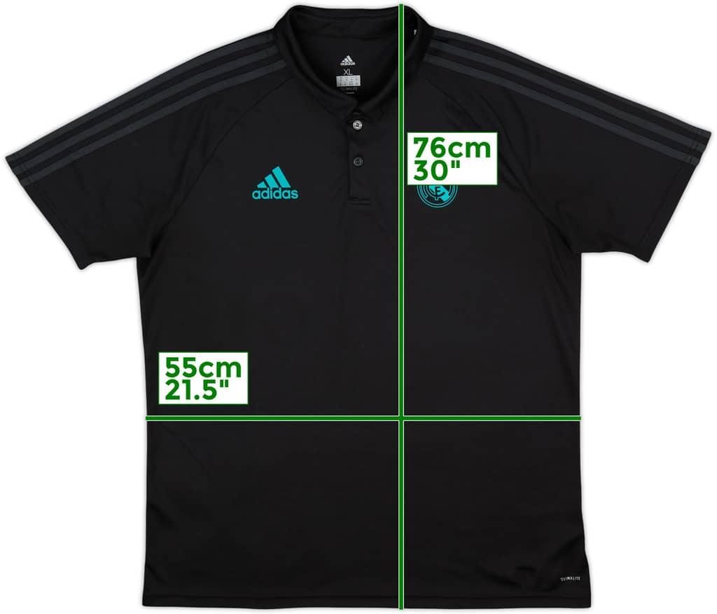 2017-18 Real Madrid adidas Polo Shirt - 8/10 - (XL)