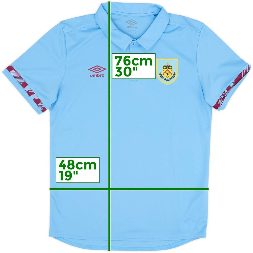 2022-23 Burnley Umbro Polo Shirt - 9/10 - (M)