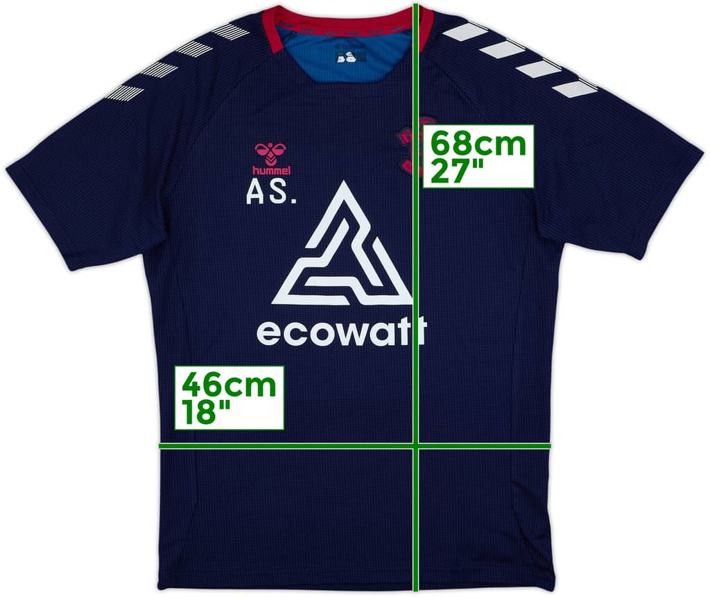 2022-23 Southampton Hummel Staff Issue Training Shirt AS - 8/10 - (M)