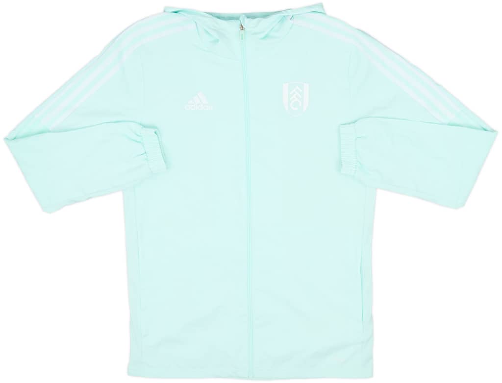 2021-22 Fulham adidas Hooded Track Jacket - 8/10 - (S)