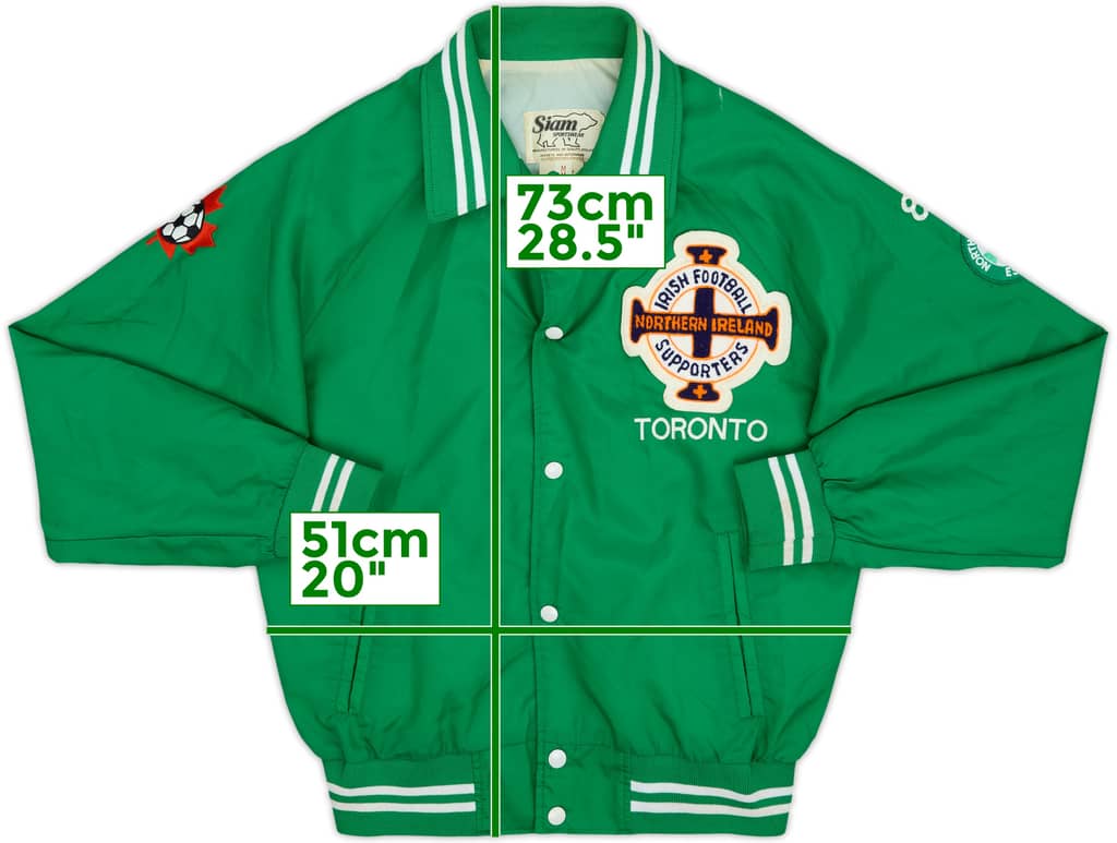 2000s Northern Ireland Supporters Bomber Jacket - 8/10 - (M)