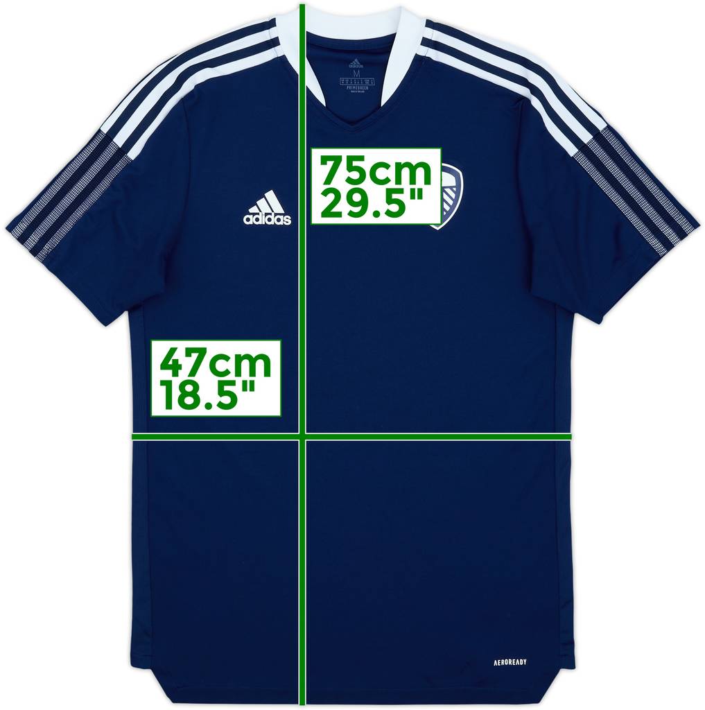 2021-22 Leeds adidas Training Shirt - 9/10 - (M)