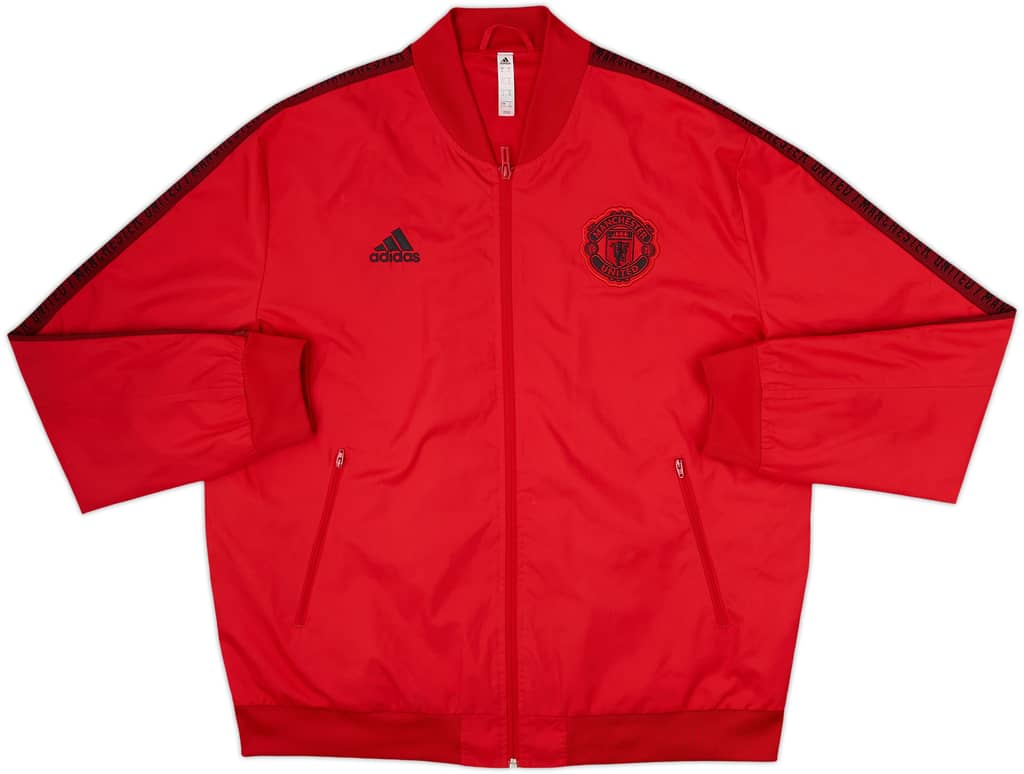 2019-20 Manchester United adidas Track Jacket - 8/10 - (XL)