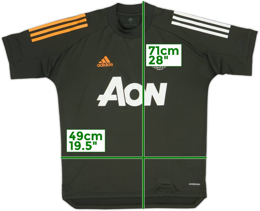 2020-21 Manchester United adidas Training Shirt - 9/10 - (S)