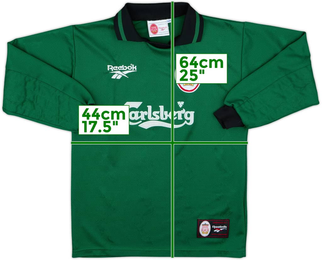 1996-97 Liverpool GK Shirt - 8/10 - (M.Boys)
