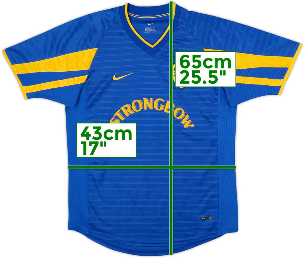 2001-03 Leeds United Away Shirt - 9/10 - (M.Boys)