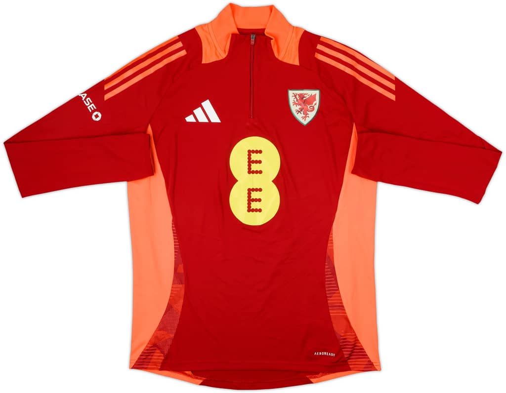 2023-24 Wales adidas 1/4 Zip Drill Top - 8/10 - (M)