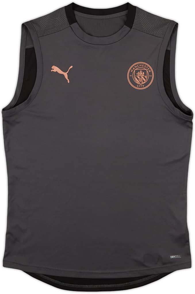 2019-20 Manchester City Puma Training Vest - 9/10 - (M)