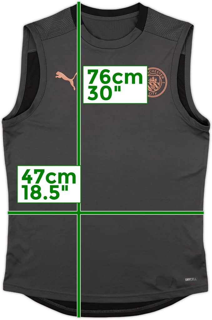 2019-20 Manchester City Puma Training Vest - 9/10 - (M)