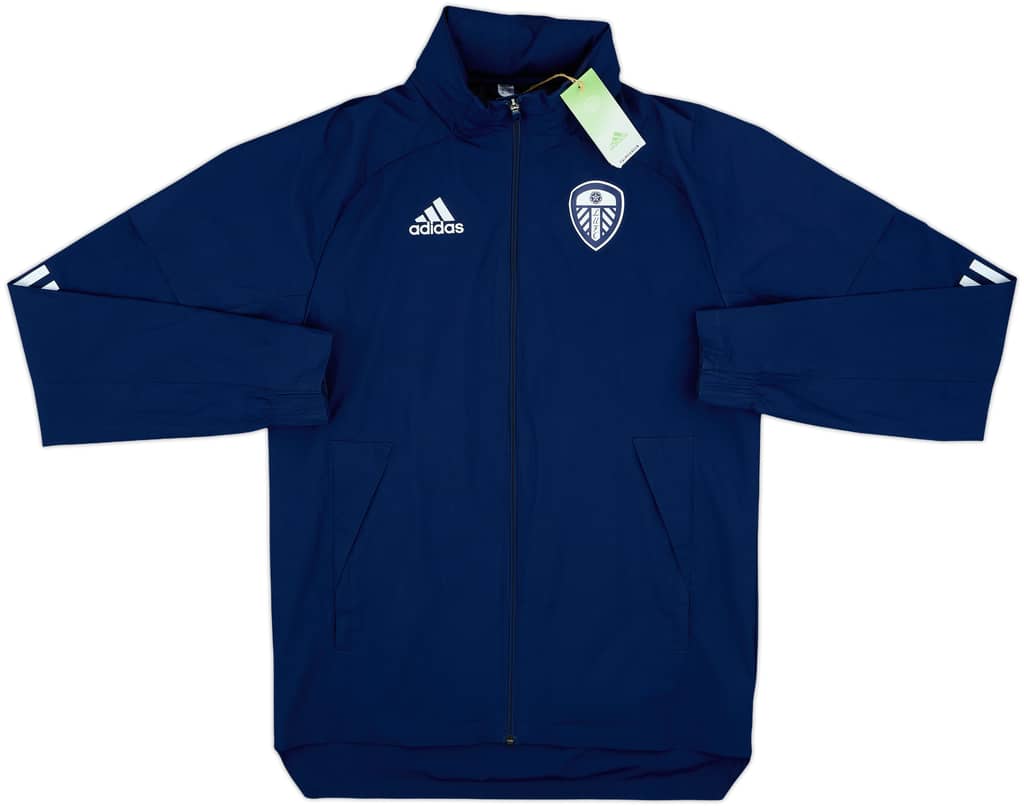 2020-21 Leeds United adidas Hooded Track Jacket (XS)