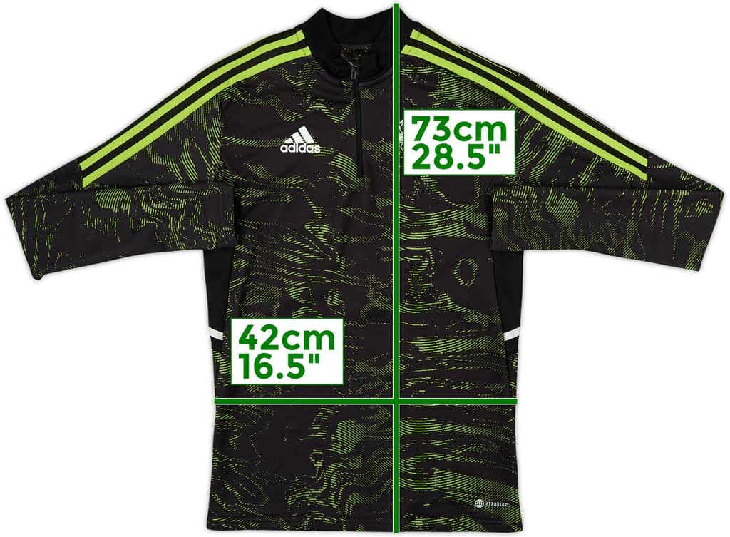 2022-23 Manchester United adidas 1/4 Zip Training Top - 8/10 - (XS)